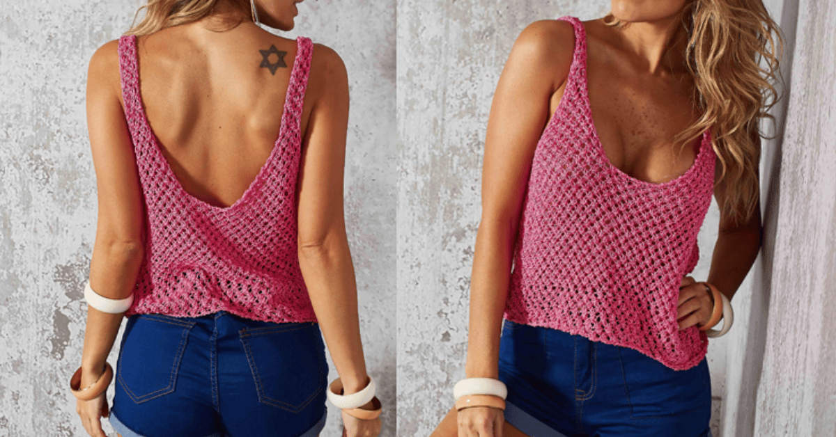 Faça a linda regatinha em tricô para o verão: Passo a passo da receita