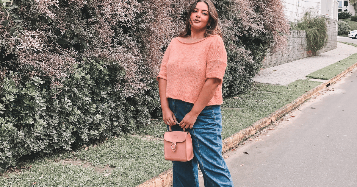 Arrase com a blusinha em tricô manga média: Passo a passo com receita e gráficos