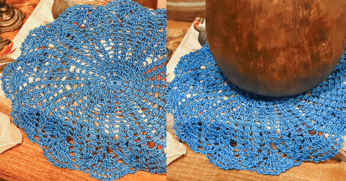 Faça de um jeito fácil e rápido uma toalha de mesa de crochê: Passo a passo com gráfico