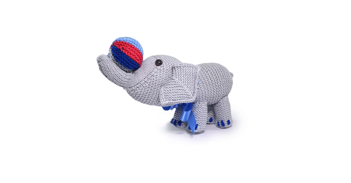 Lindo amigurumi de elefante em tricô: Passo a passo