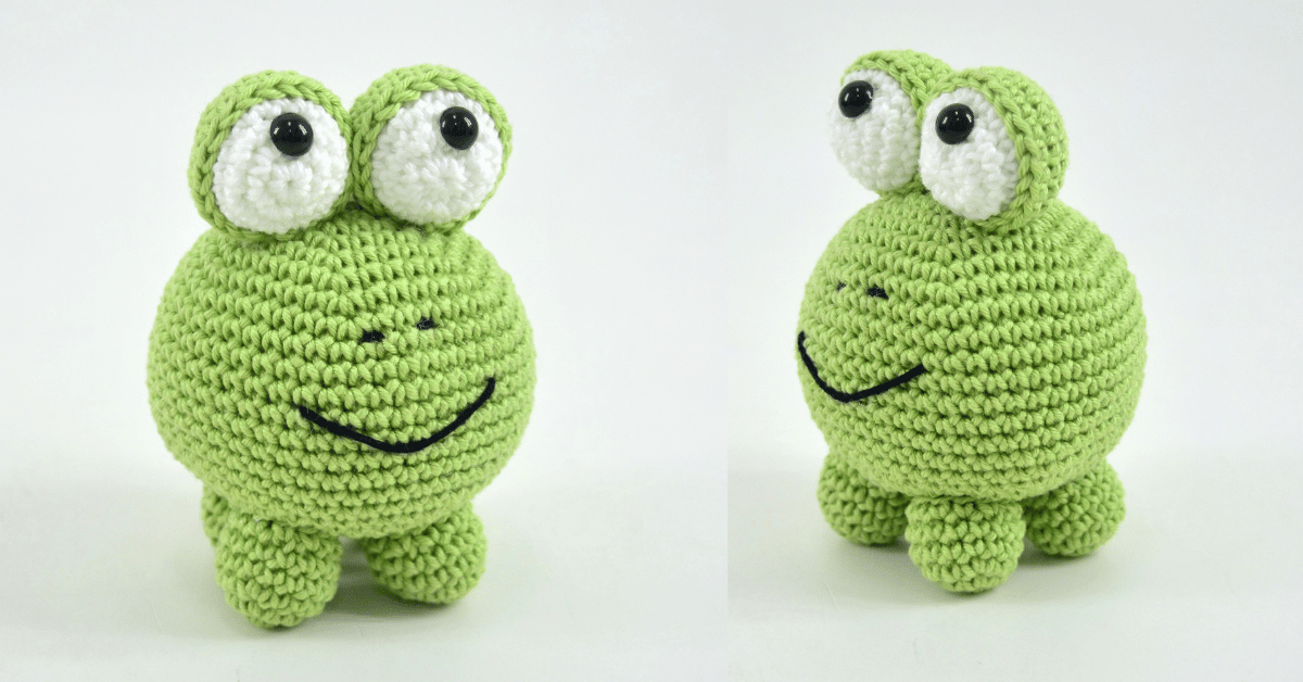 Faça o lindo amigurumi de sapo em crochê: Passo a passo da receita