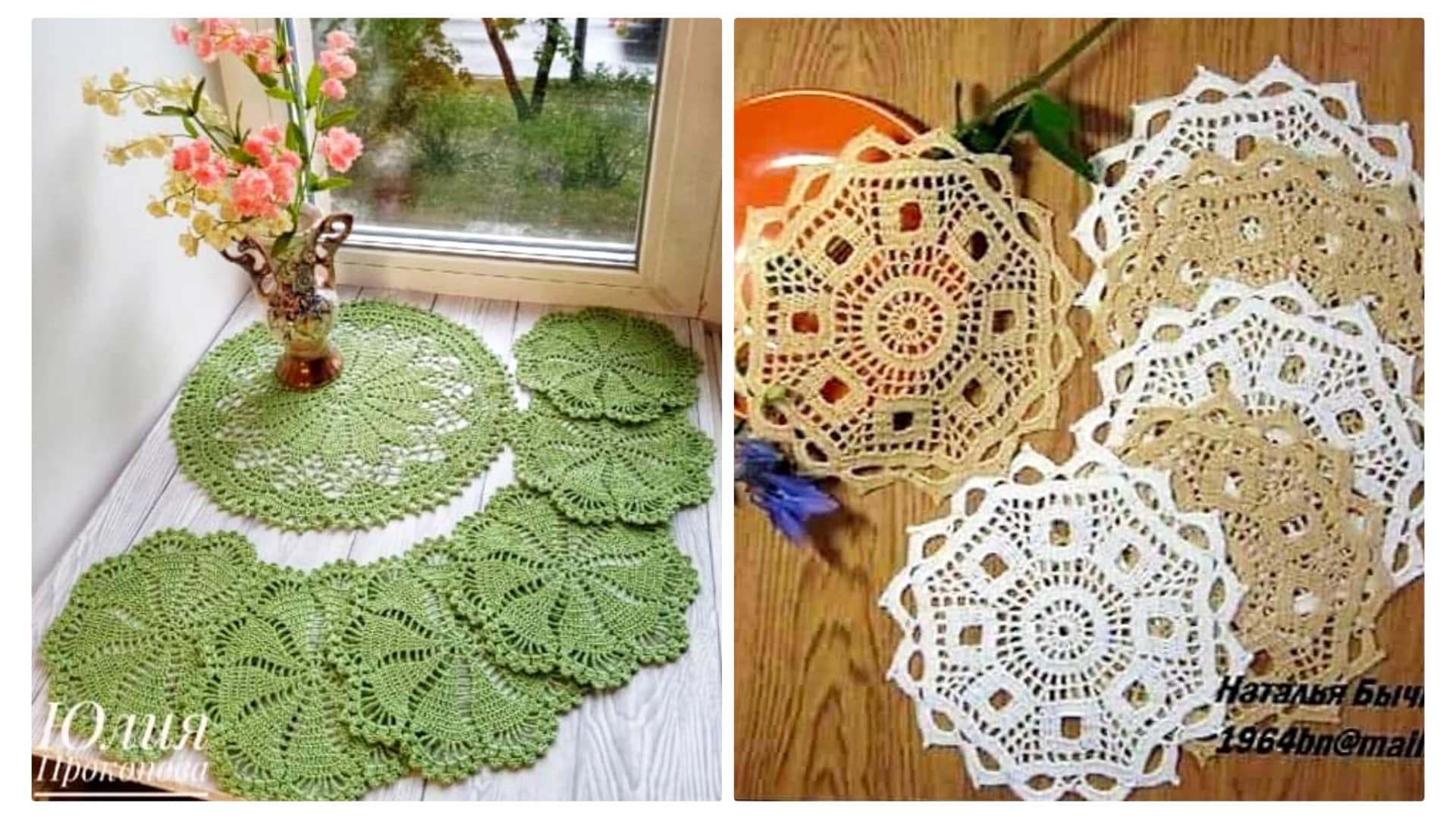 25 Sousplats de Crochê Inéditos: Gráficos para Copiar e Fazer em Casa