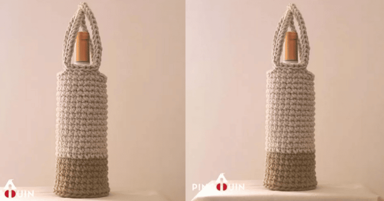 Faça o lindo porta vinho em crochê: Passo a passo da receita