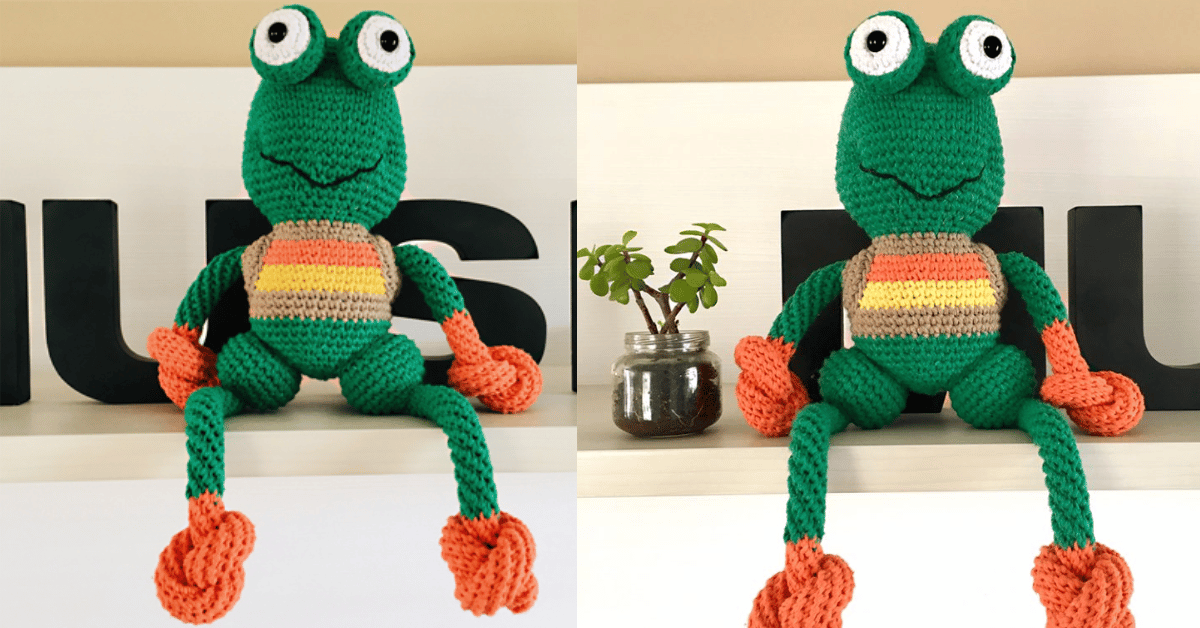 Faça o lindo amigurumi de sapo de crochê: Passo a passo da receita
