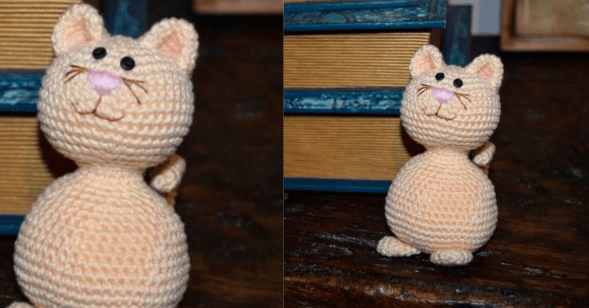 Amigurumi de gatinho em crochê: Passo a passo da receita