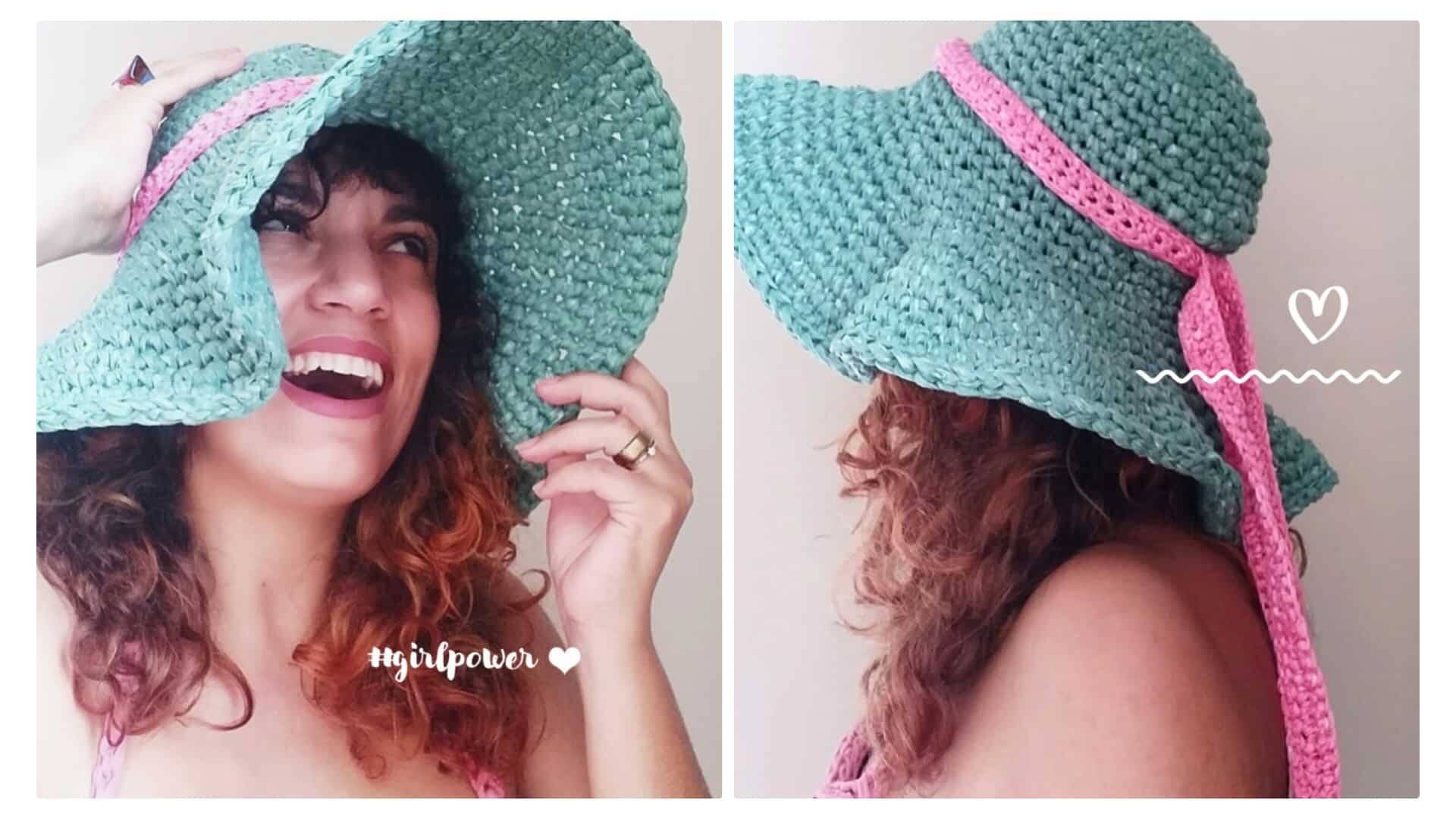 Chapéu de Praia em Crochê Fácil: Receita e tutorial para iniciantes