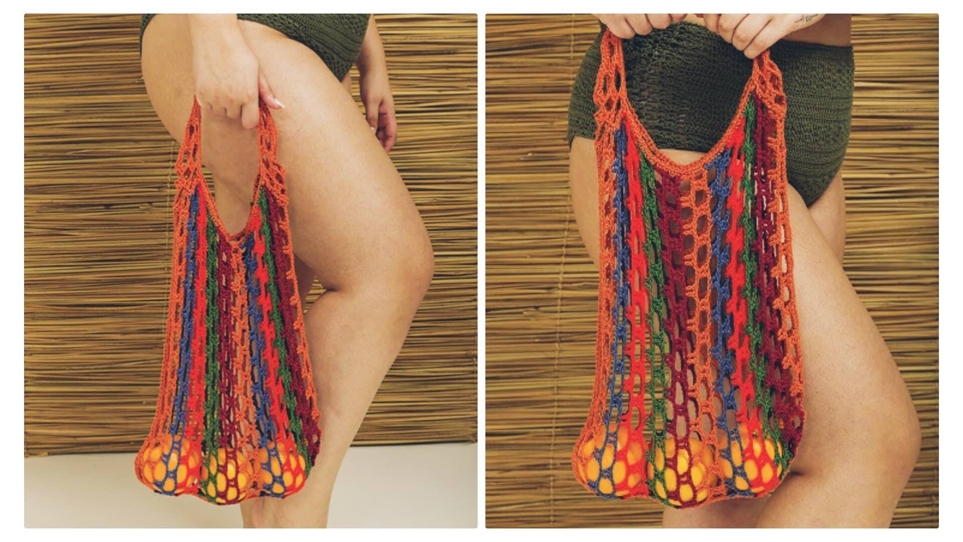 Bolsa de Praia em Crochê Bem Fácil e Prática: Receita Passo a Passo