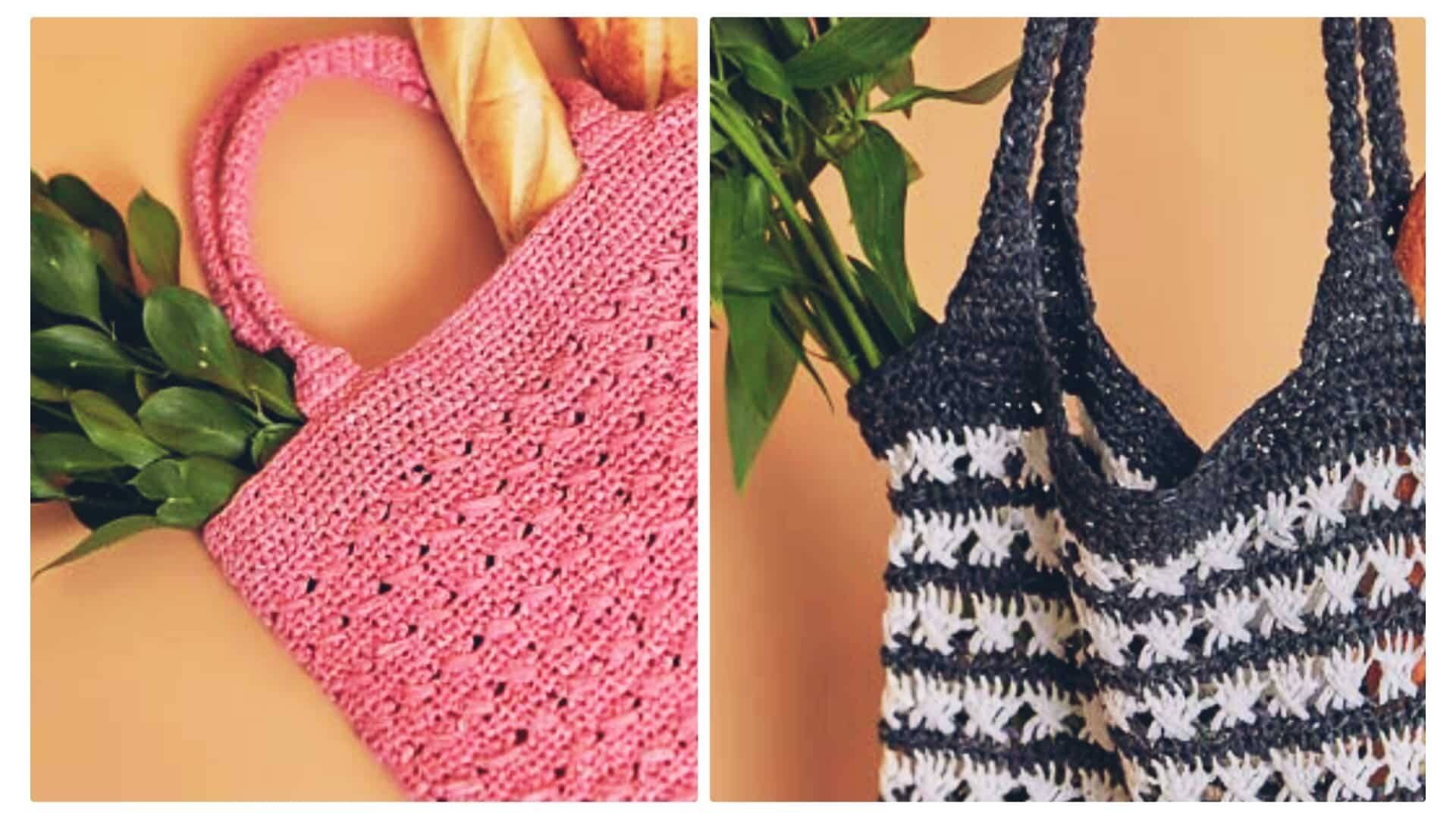 Faça Fácil Bolsa Sacola de Crochê: Receita e Gráfico