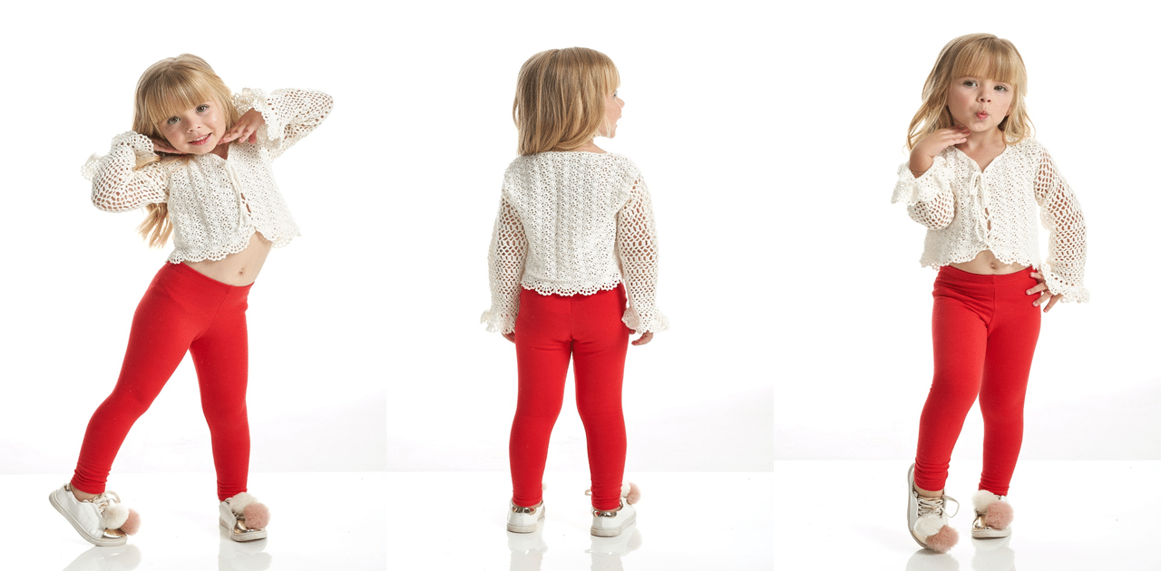 Aprenda esse lindo cropped de crochê infantil Alva