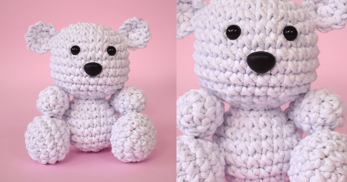 Amigurumi Urso Polar em Crochê: Passo a passo da receitinha