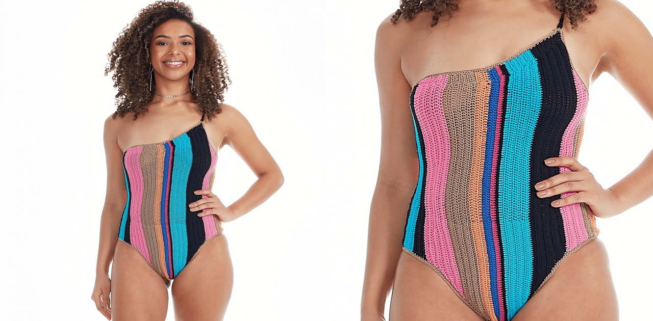 Aprenda esse lindo maiô de crochê color: passo a passo