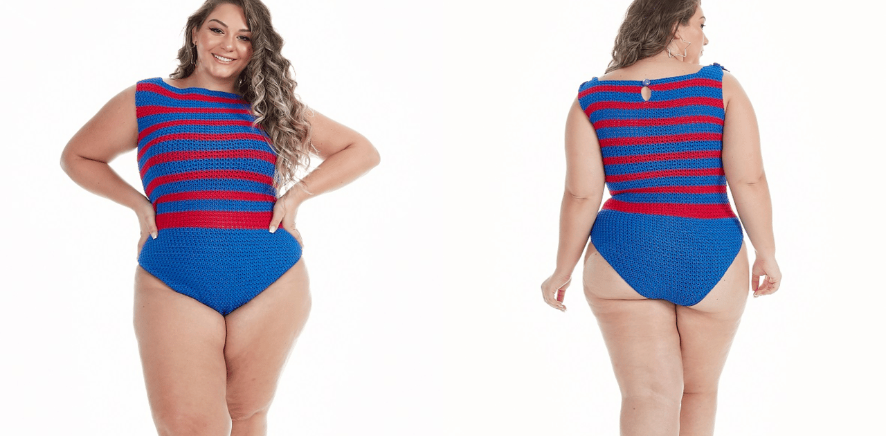 Faça o maiô de crochê plus size perfeito para o verão