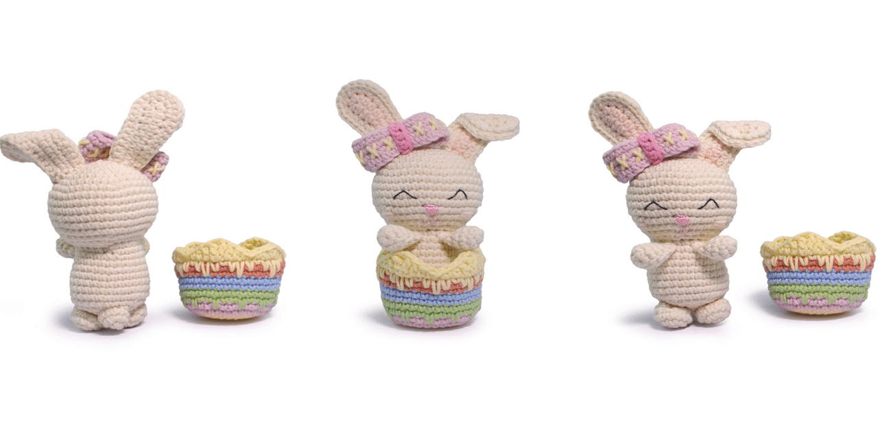 Faça o lindo amigurumi coelhinha Charlot: Passo a passo