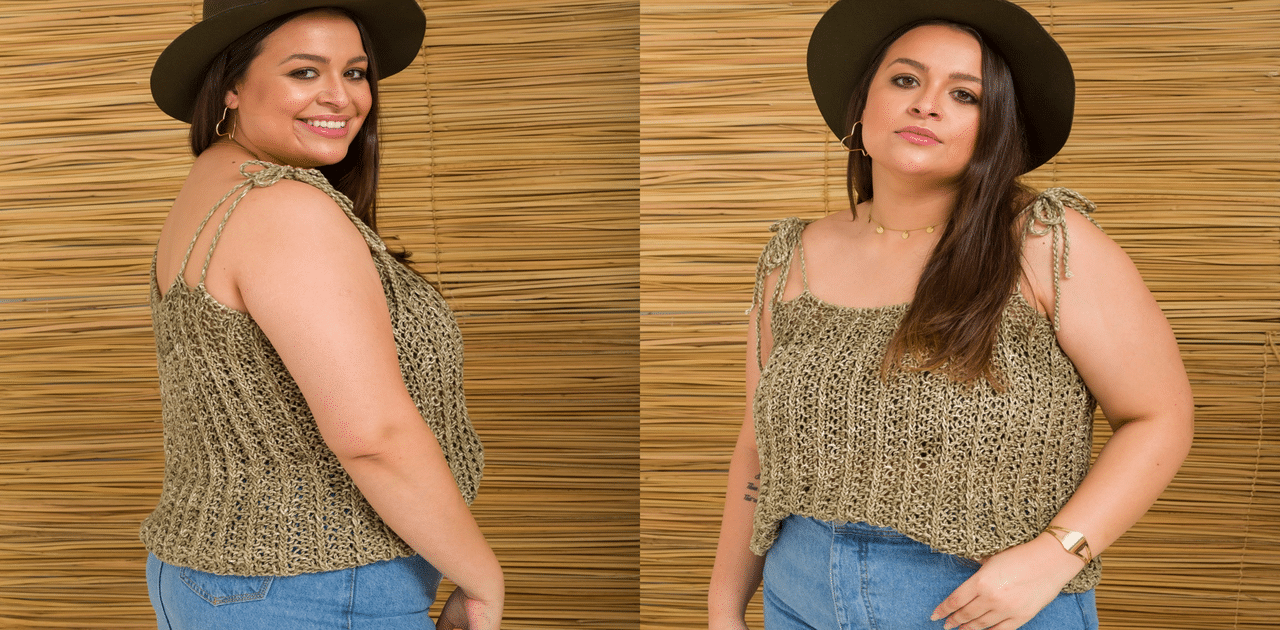Blusinha de crochê com alça: passo a passo com gráfico