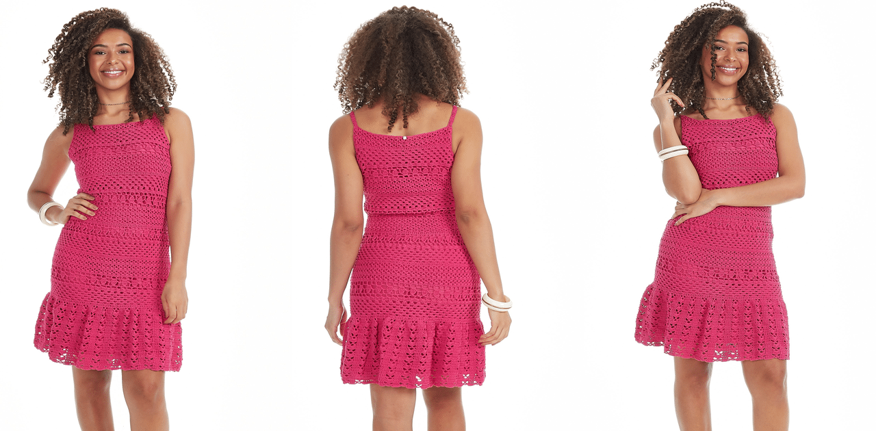 Aprenda o vestido de crochê Princesa com passo a passo