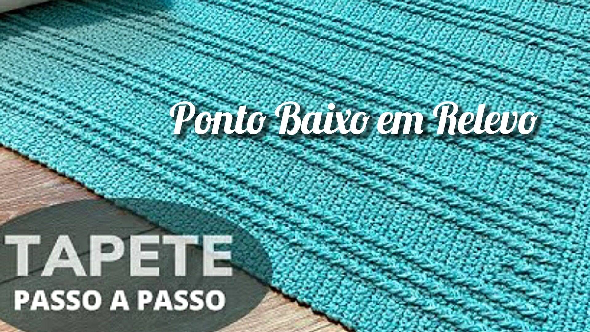 Aprenda Como Fazer o Ponto Baixo Em Relevo