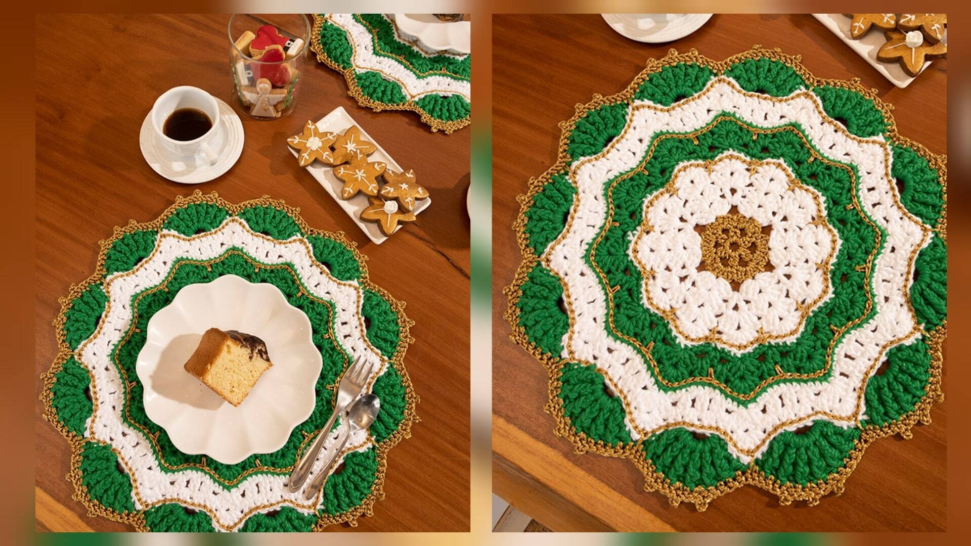 Sousplat de Crochê Realeza: Uma Peça Incrível Para Sua Mesa