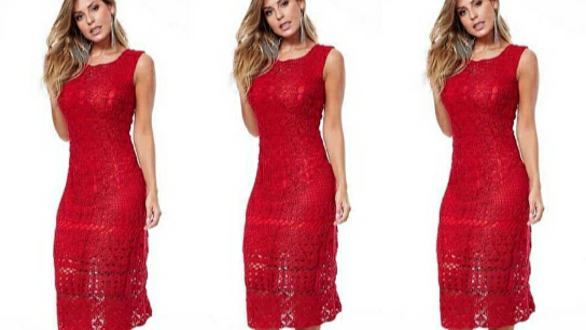Vestido de Crochê Midi com Linha Anne – Uma peça artesanal que você precisa ter !