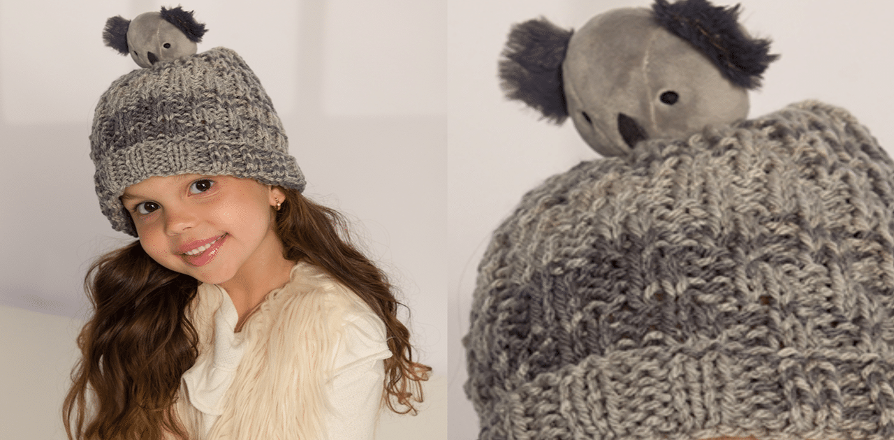 Gorro de tricô Coala: Receita e gráfico