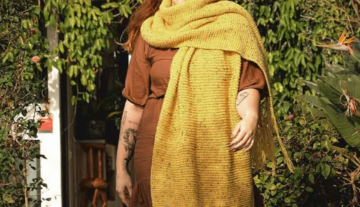 Maxi Cachecol em Tricô: Uma Opção para o Inverno