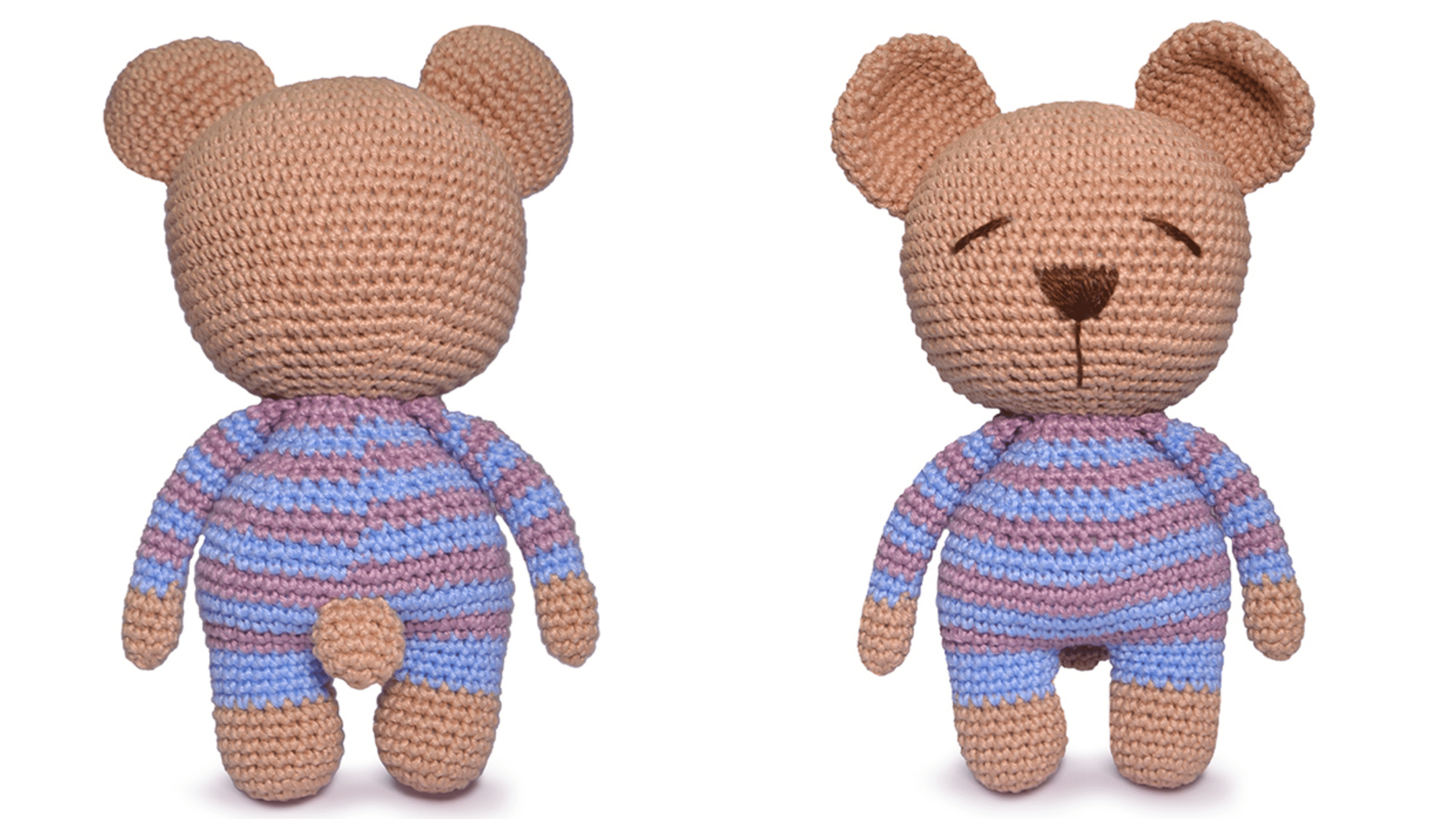 Amigurumi Ursinho Dorminhoco em Crochê: Passo a passo