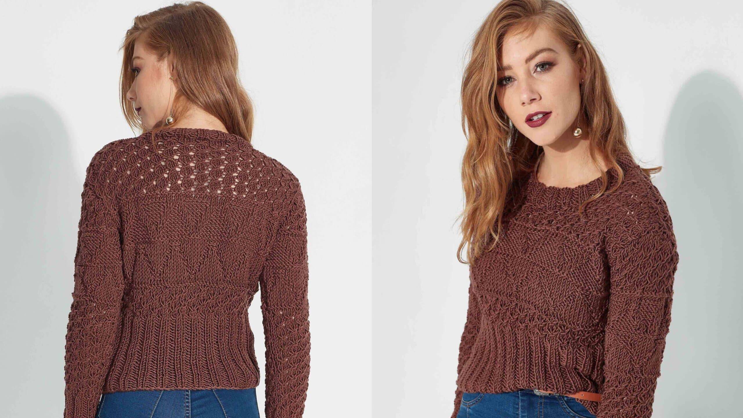 Blusa de tricô Hobby: Passo a passo
