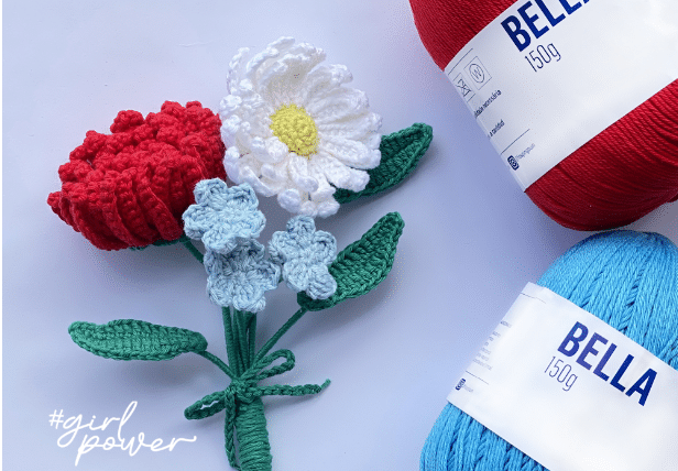 Flor para você: Um lindo buquê de artesanato para presentear!
