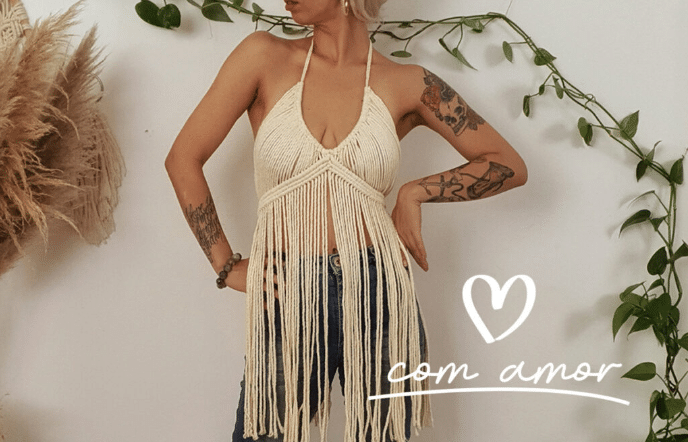 Blusa de Macramê – Estilo Boho perfeito para festivais!