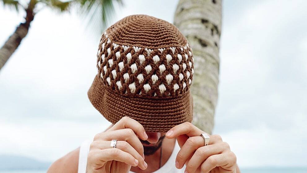Bucket Hat de crochê Chocolate: Passo a passo