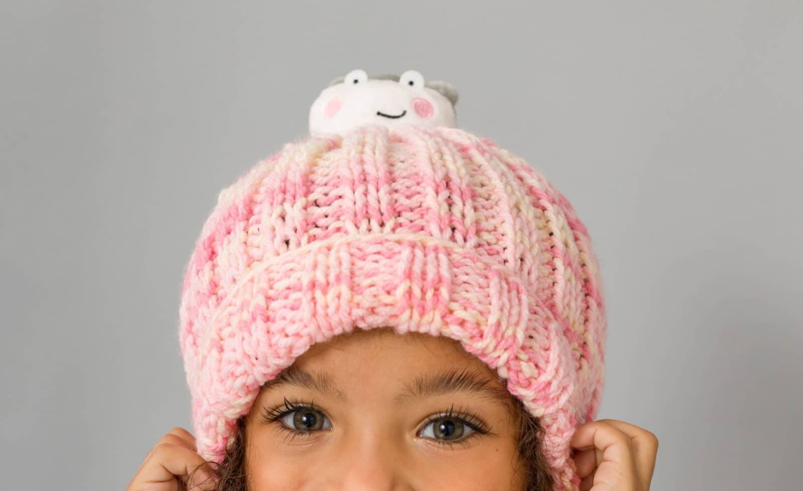 Faça o fofíssimo Gorro de Tricô Hipopótamo
