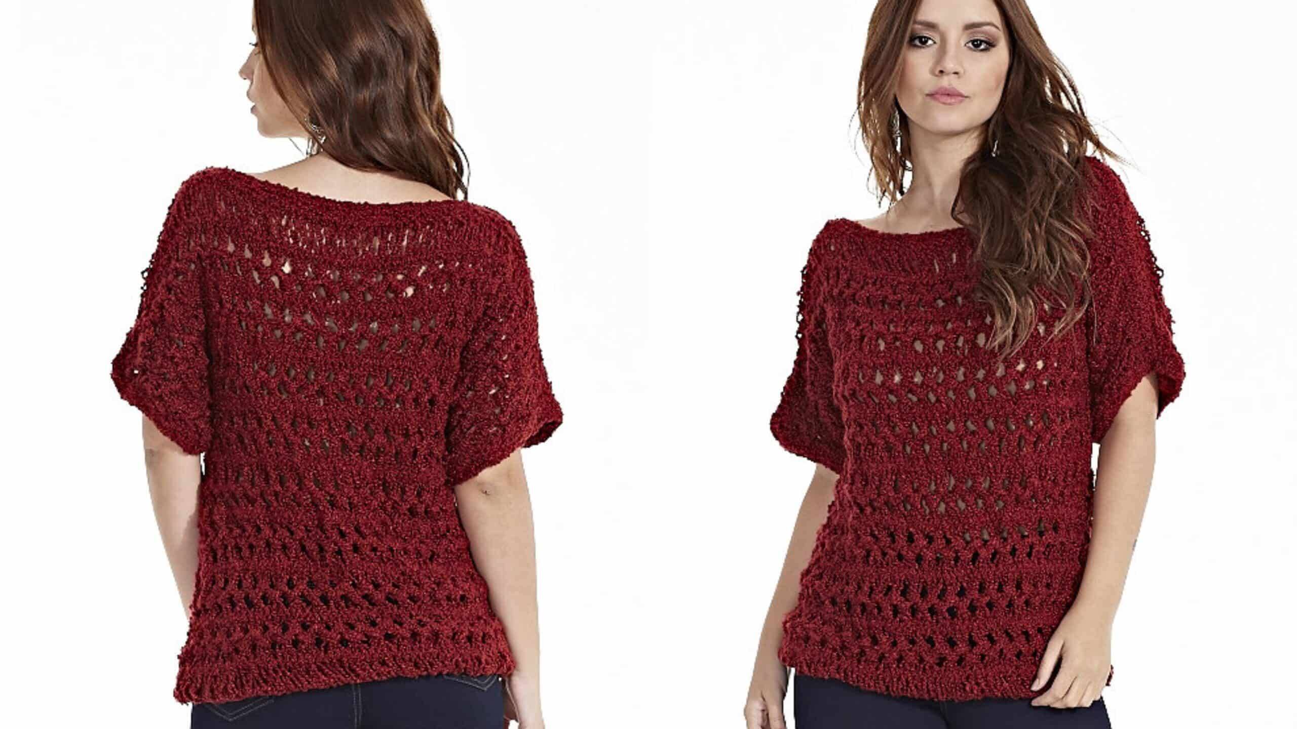 Blusa em Crochê de Grampo: Passo a passo