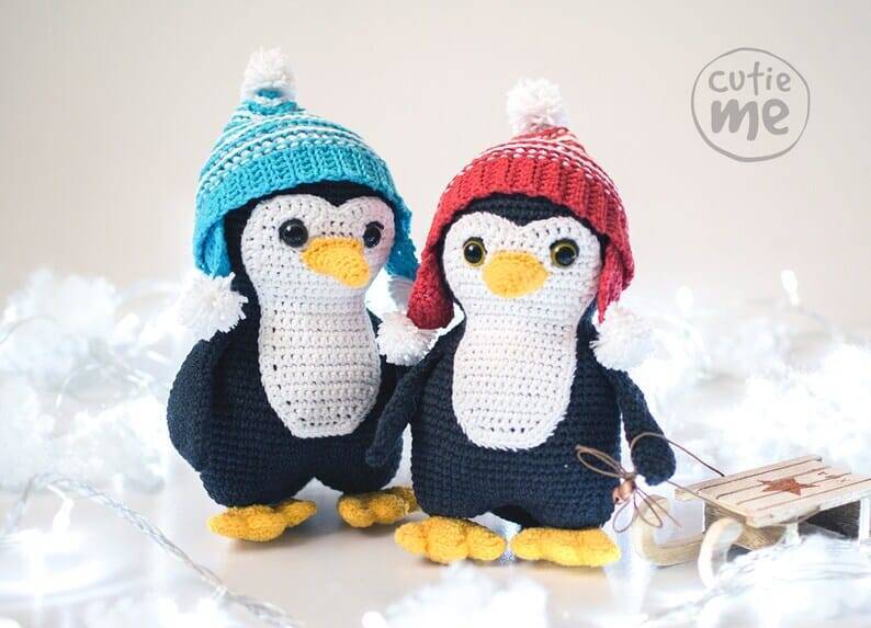 Amigurumi Pinguim Frosty- Amigurumi Pattern Penguin