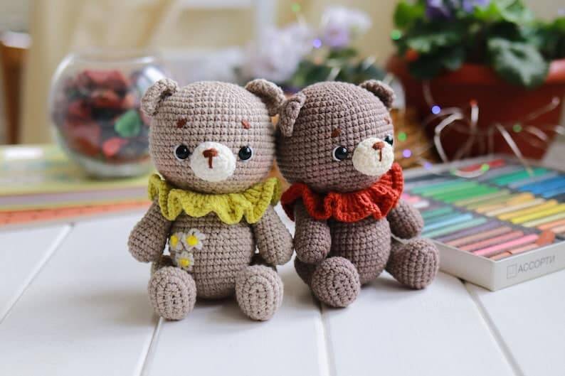 Receita de Amigurumi Ursinho – Crochet Pattern Litte Ted Bear