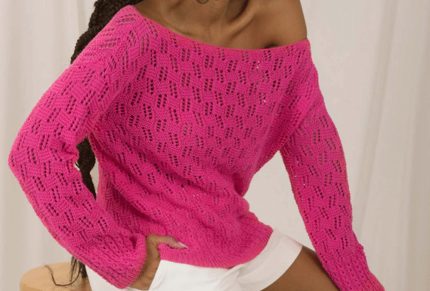 Blusa Tricô Fúcsia – Fio Tropfil