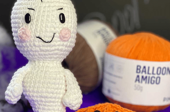 Amigurumi o Fantasminha – Fio Balloon Amigo