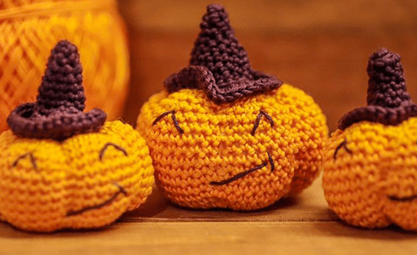 Amigurumi Abóbora com Chapéu de Bruxa – Fio Bella Fashion
