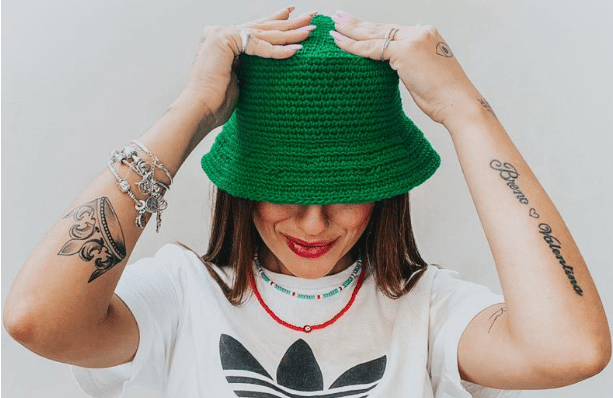 Chapéu crochê – Bucket hat – Fio Ateliê