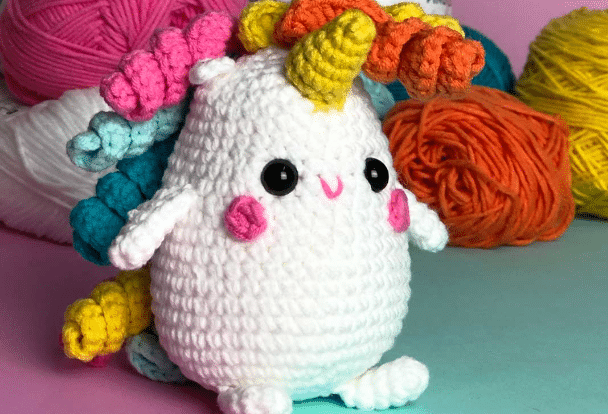 Amigurumi – Unicórnio Ovo