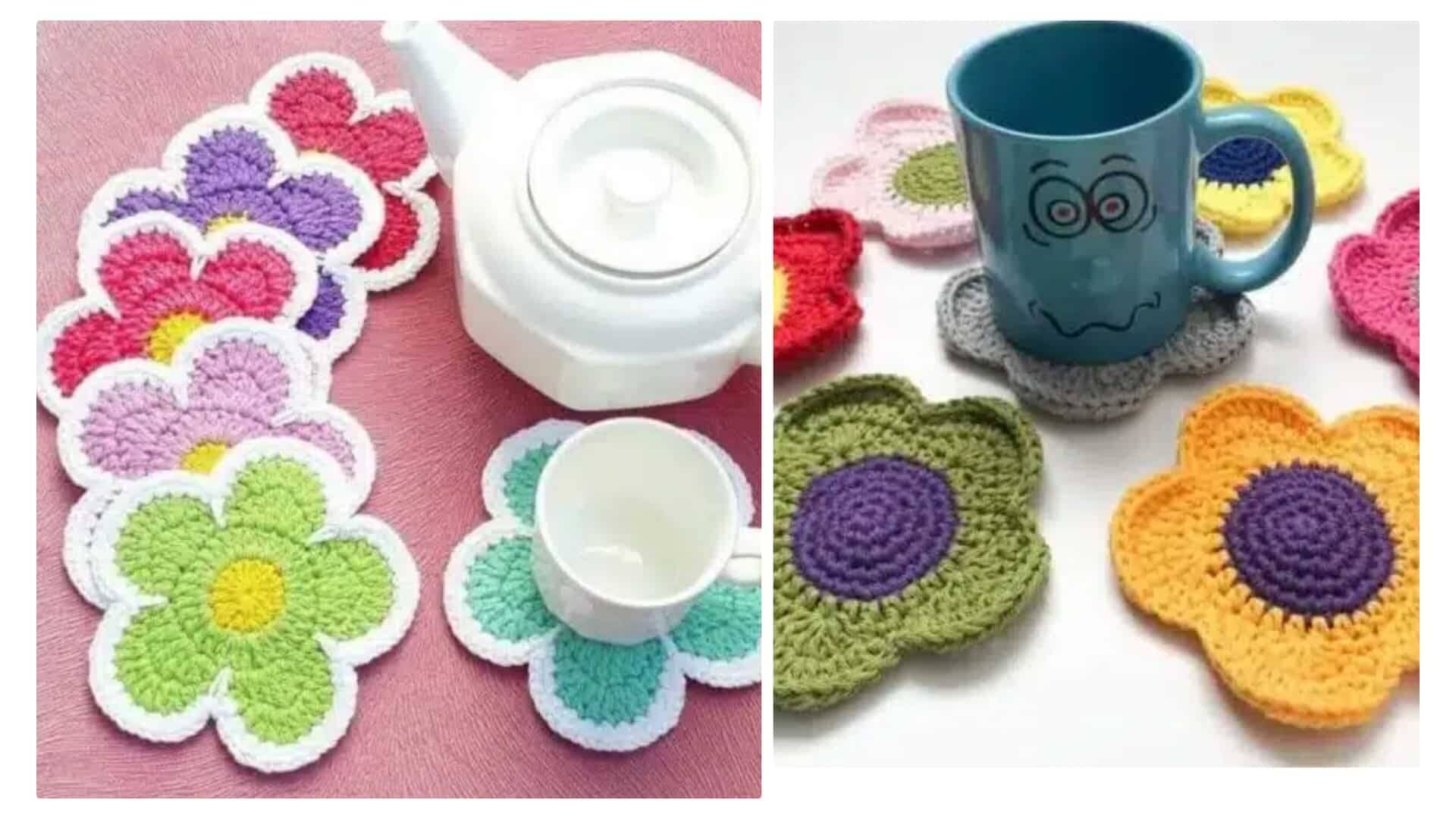 Porta Copos em Crochê : Lindas Inspirações Pra Copiar