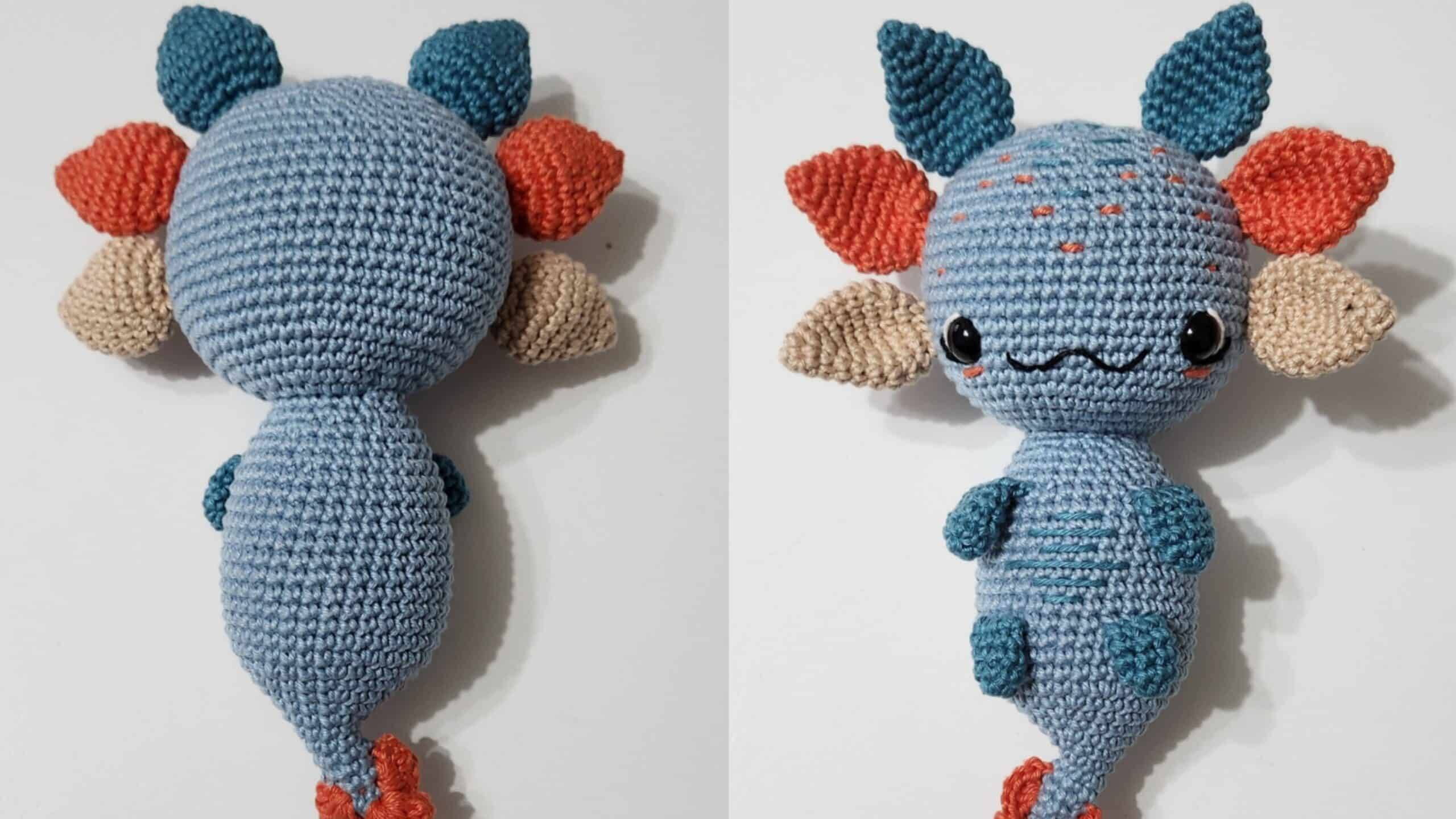 Amigurumi Axolote em Crochê: Passo a passo