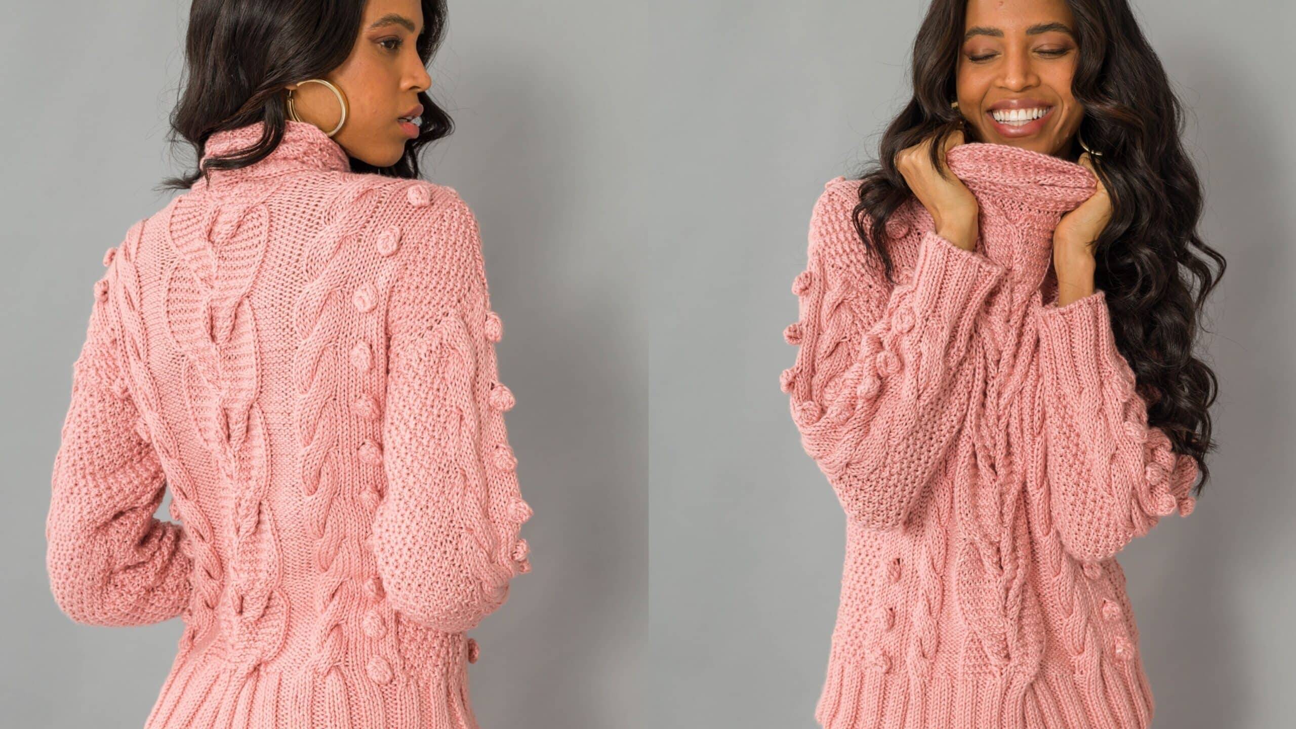 Aprenda a linda Blusa de tricô Mousse: Receita e gráfico