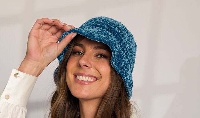 Bucket Hat de Crochê Cassino: Passo a passo