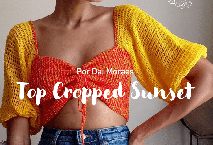 Top cropped sunset - Super fácil de fazer