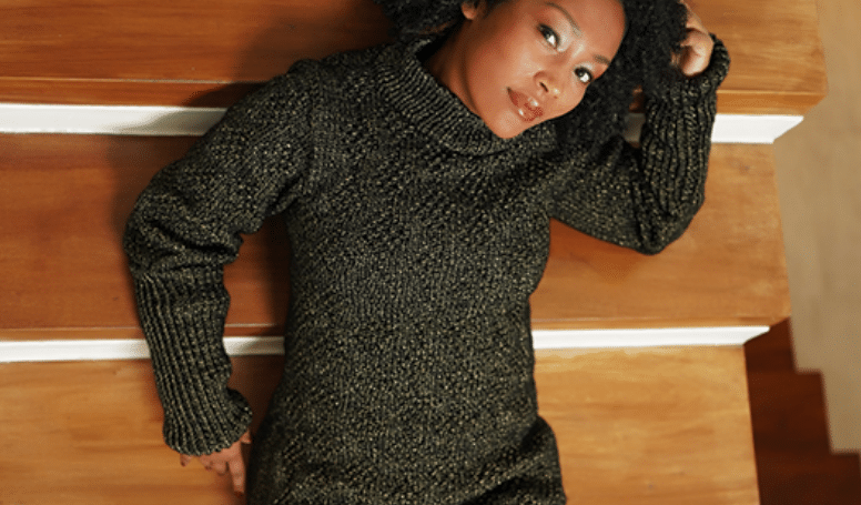 Vestido preto em tricô – Cisne Cuore