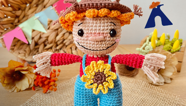 Espantalho Zezé – Amigurumi com fio BELLINHA