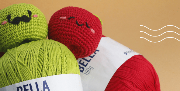 Amigurumi Frutas de crochê