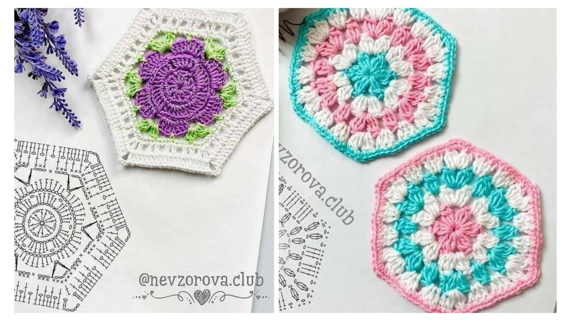 15 Squares de Crochê para Você Unir e Criar Suas Peças