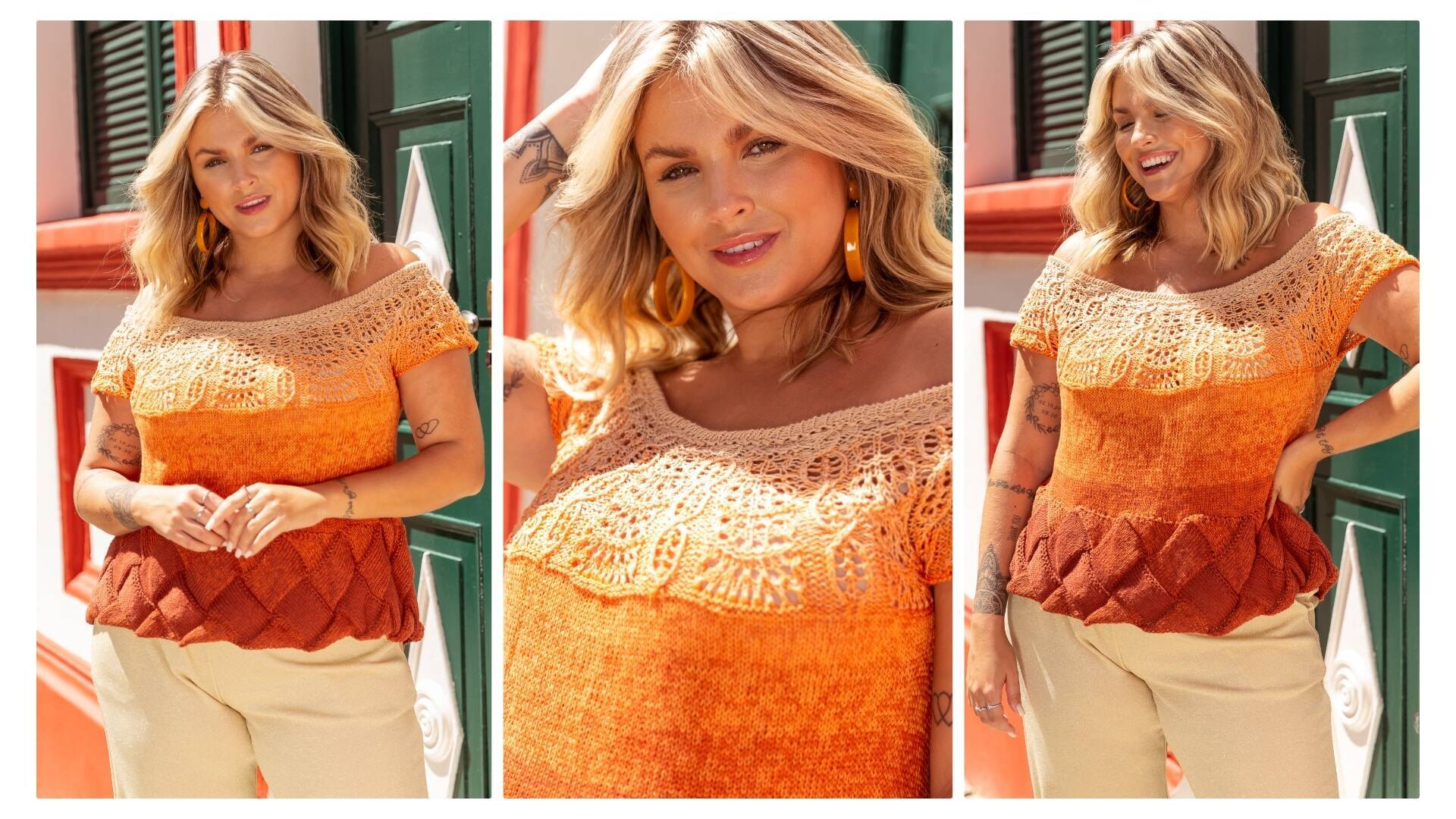 Blusa de Tricô Vanguarda Passo a Passo Com gráficos
