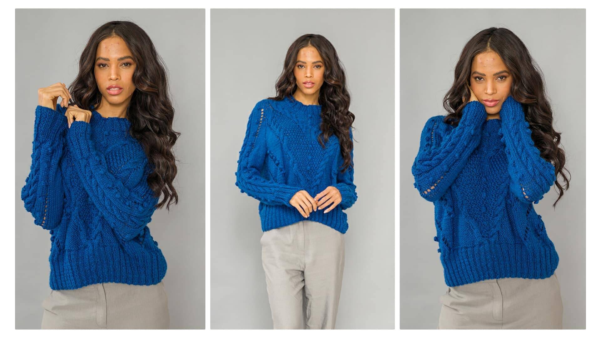 Blusa De Tricô Pipoca com gráficos para te inspirar