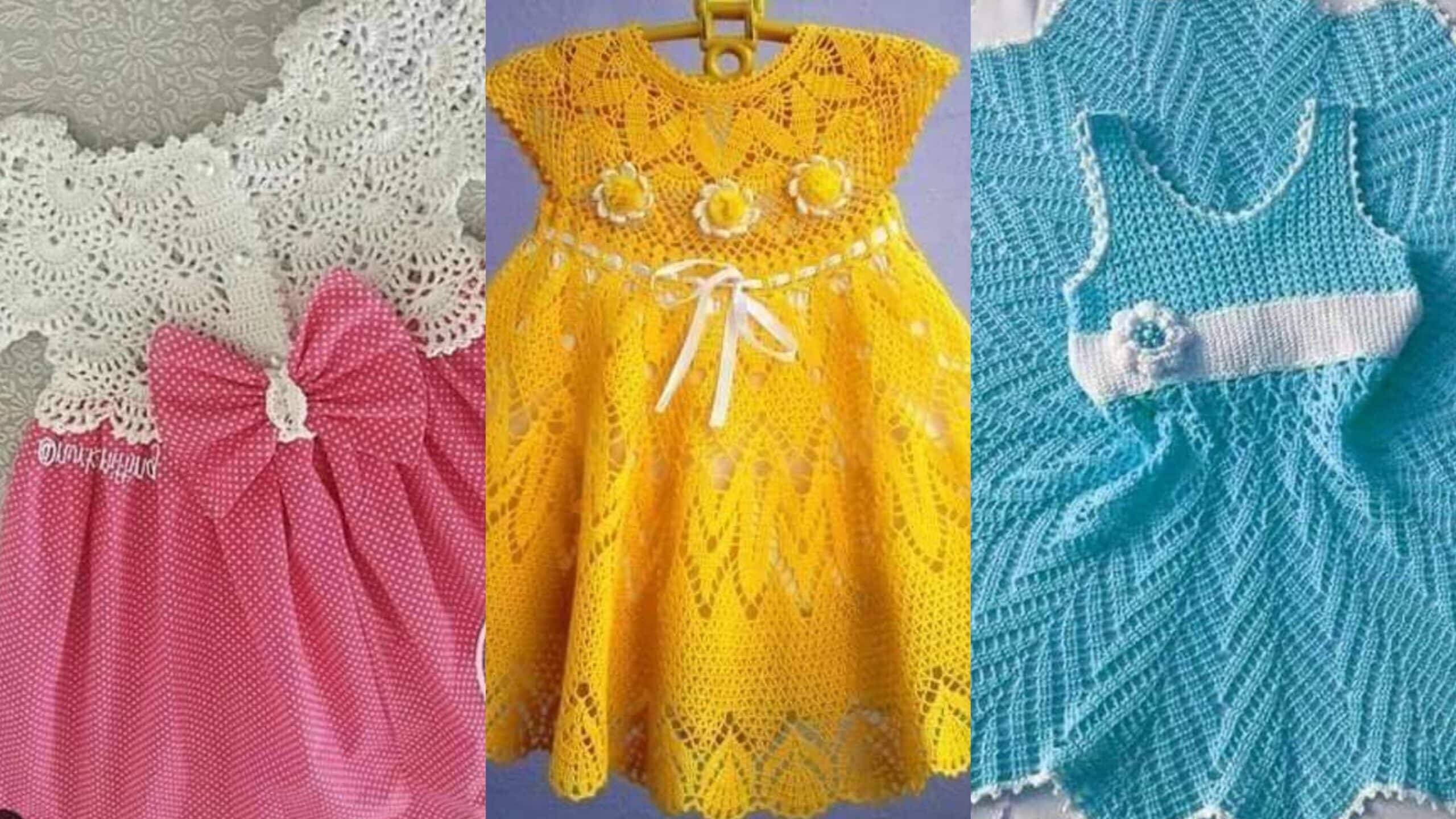 Vestidinhos De Crochê Infantil: Lindos Modelinhos com Gráficos Grátis